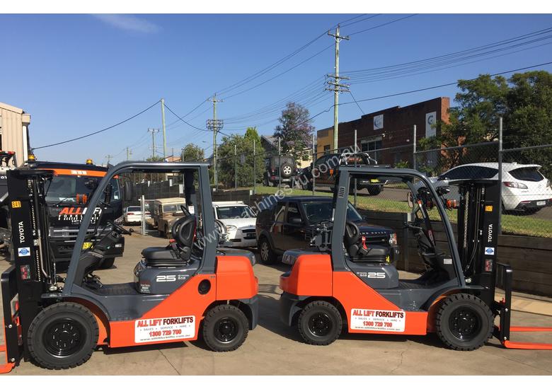 caption Used Hyster 5 tonne LPG forklift for sale