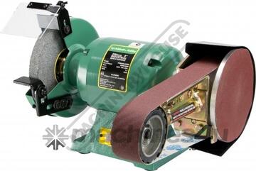 Industrial Bench Grinder with Multitool Linisher Attachment PLUS-8 200mm Fine & Coarse Wheels & 50