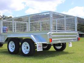 New Ozzi 9x5 Tipper Box Trailer Free Spare Tyre / Free Jockey Wheel / Free Cage - picture0' - Click to enlarge