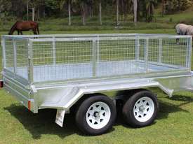 New Ozzi 9x5 Tipper Box Trailer Free Spare Tyre / Free Jockey Wheel / Free Cage - picture2' - Click to enlarge