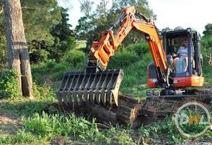 DIGGA STICK RAKE SKID STEER EXCAVATOR TRACTOR BOBCAT Rake Attachments