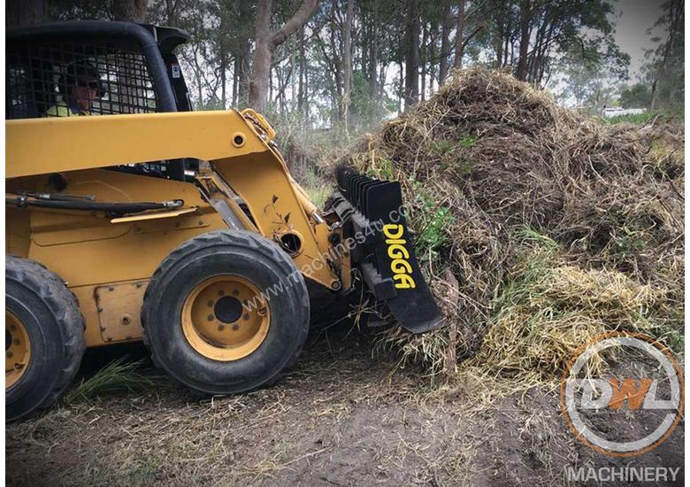 New 2019 digga DIGGA STICK RAKE SKID STEER EXCAVATOR TRACTOR BOBCAT