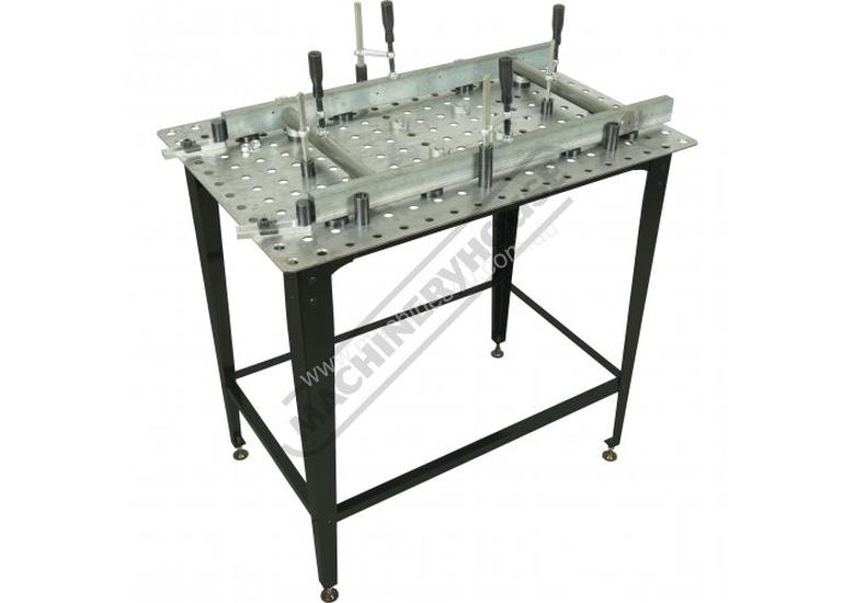 New Hafco SRK40P1 Welding Table with Square Round Tube Clamp Kit 600 x