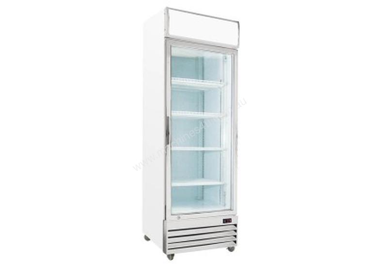caption F.E.D Single Door Upright Colorbond Display Fridges