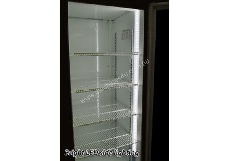 caption F.E.D Single Door Upright Colorbond Display Fridges