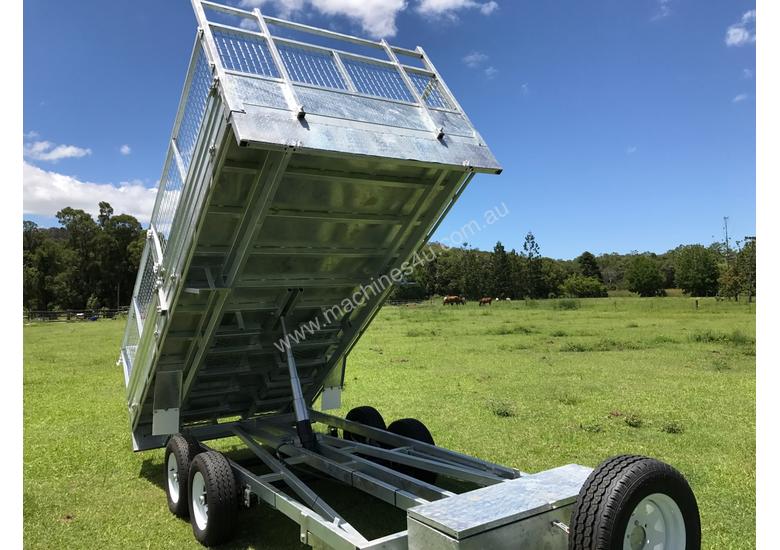 caption Ozzi 14x7 Flat Top Tipper Trailer 3500kg