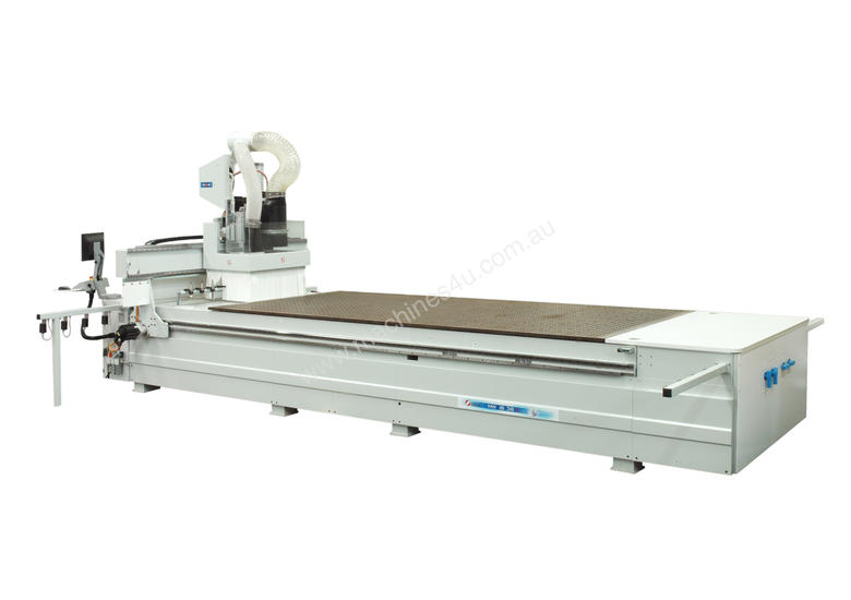 caption Flatbed Nesting machine from Italy