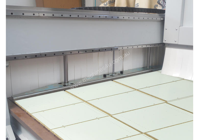 caption Flatbed Nesting machine from Italy