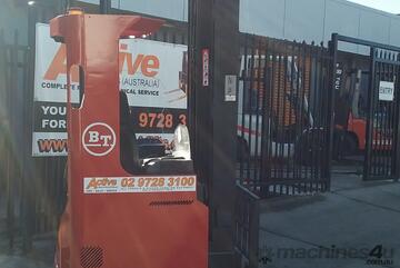 ACTIVE FORKLIFTS - TOYOTA BT Electric Reach Truck 1.6 Ton 8.5m Lift Low Hrs