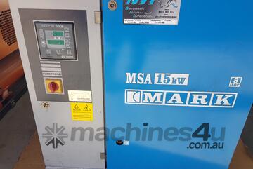 Mark MSA 15kw $3950. Kaeser SK21T 11kw/ Dryer. Pilotair 22kw VSpd $5950. Boge 30kw. Champion