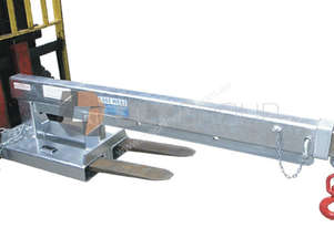 New 5 Tonne Forklift Jib Attachment with Long Extension Sydney Melbourne Orange