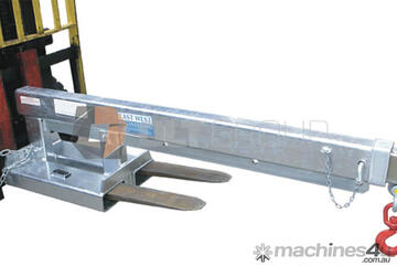 5 Tonne Forklift Jib Attachment with Long Extension Sydney Melbourne Orange   5 Tonne Forklift Jib Attachment with Long Extension Sydney Melbourne Orange