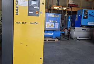 Kaeser ASK 40T 22kw/Dryer. Atlas GA22VSD $4950. Focus 7.5kw VSpd/ 15kw. Ingersoll 11kw. CompAir L18