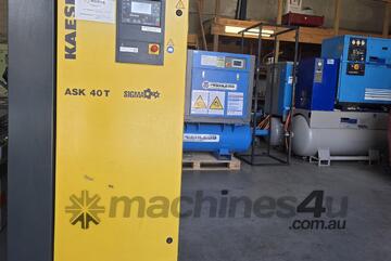 Kaeser ASK 40T/Dryer. Atlas GA22VSD. RK30E 22kw VSpd $5450. Focus 7.5kw VSpd/ 15kw 3in1. CompAir L18