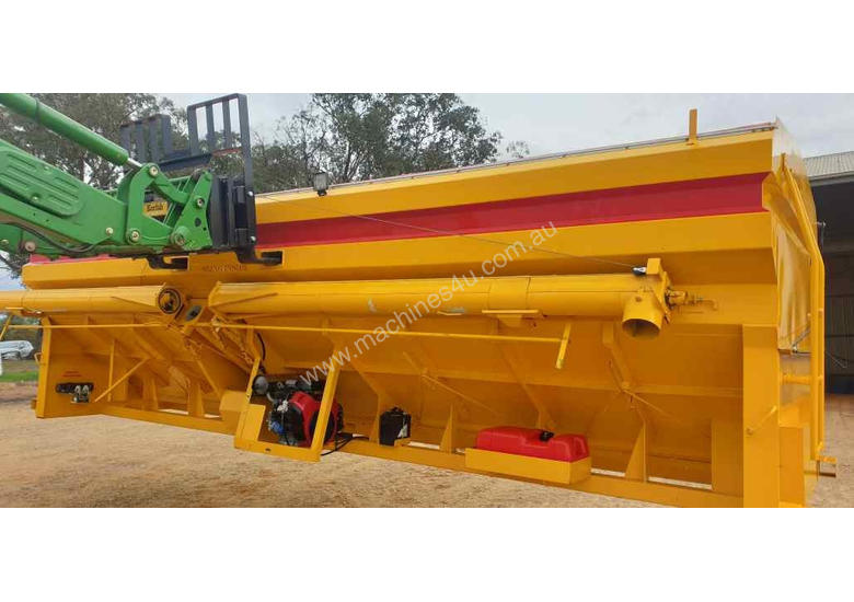 Used Steele Steel Steele Steel MP Seeder60 Grouper Bin Seeding Planting