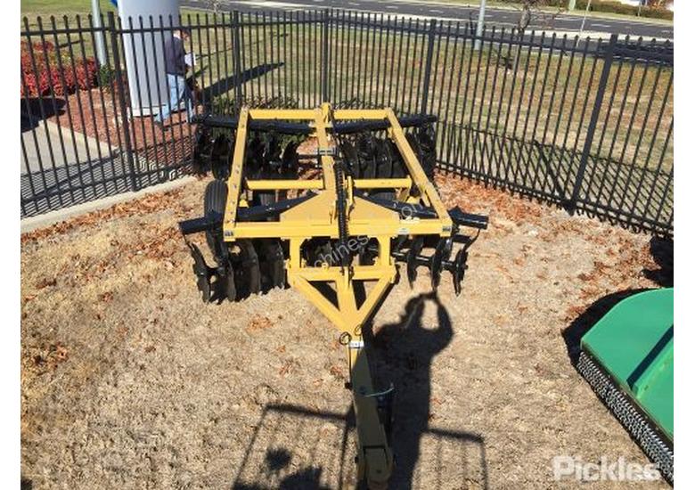 Used 24 Plate 351 Series Disc Harrow with Rear Rolling Baskets Taylor