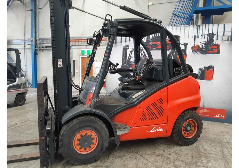 caption Used Forklift: H45T Genuine Preowned Linde 4.5t
