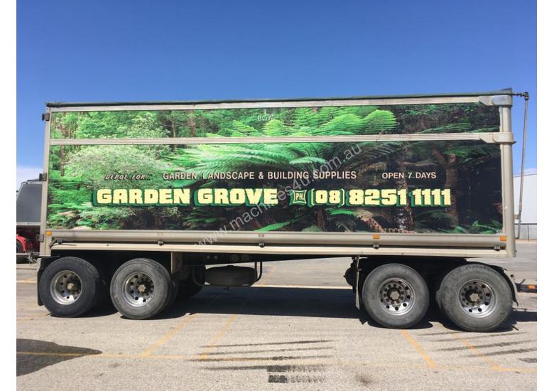 Buy Used 2002 stoodley 2002 Stoodley Alloy Quad Dog Tipper Trailer Quad