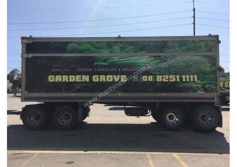 Buy Used 2002 stoodley 2002 Stoodley Alloy Quad Dog Tipper Trailer Quad