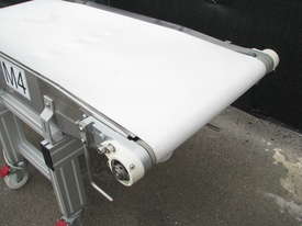 Stainless Steel Motorised Belt Conveyor - 1.2m long - picture0' - Click to enlarge