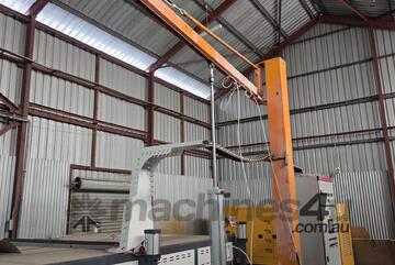 4m Jib Crane/Vacuum Lifter. Jib Crane +120kg Vacuum Lifter. 50kg Tube Lifter/Walkie Stacker Crane