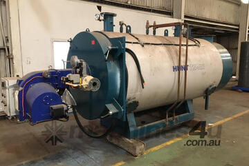HUNT TN-AR-1800 1800kW natural gas hot water boiler SAACKE BURNER PAGM35C2