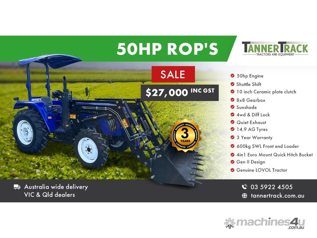 New 2022 lovol M504 Tractors in PAKENHAM, VIC