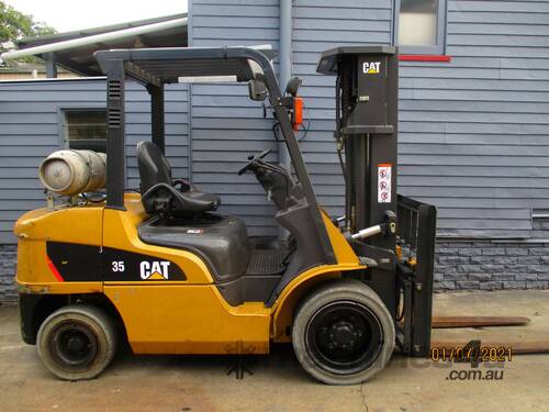 Caterpillar 3.5 ton Container Mast Used Forklift #1642