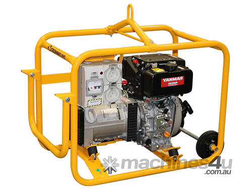 Crommelins Generator 5.5kW Yanmar Diesel Hirepack