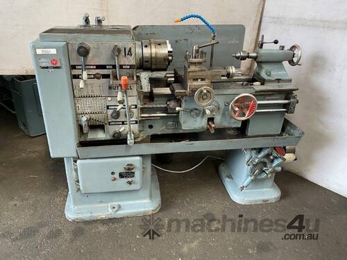 Nuttall 14 Series Lathe 350mm swing x 500mm centres, mm & tpi