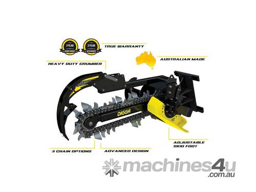 caption Digga Bigfoot Trenchers - Ideal for Mini Machines Up to 4.5T