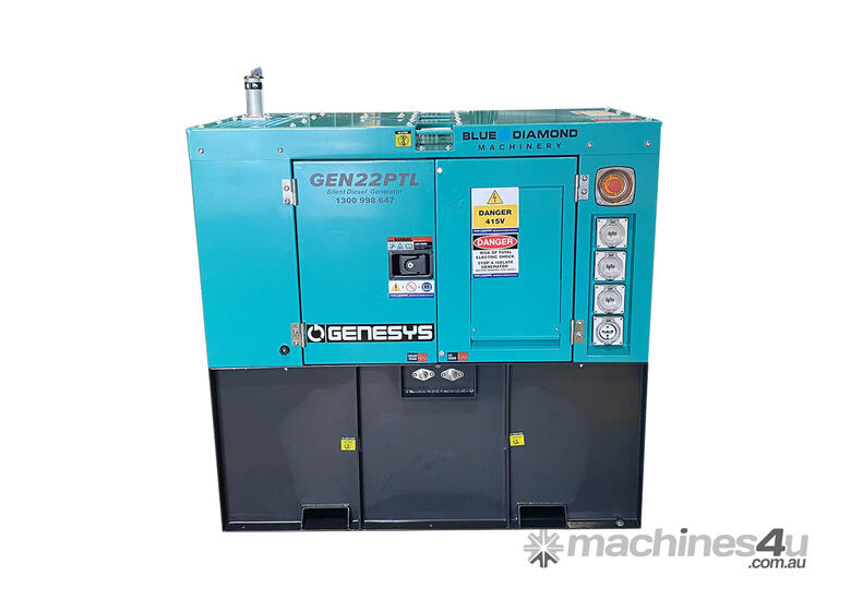 caption 22 KVA Diesel Generator Long Range PERKINS Engine
