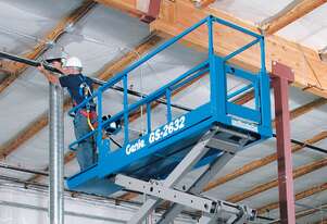 Genie GS-2632 26ft Narrow E-Drive Slab Scissor Lift, Excellent for Indoor & Outdoor Construction!