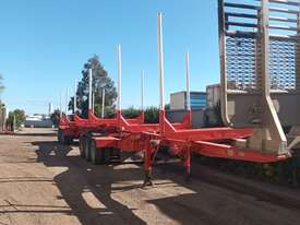 Plunkett B double logging trailer - picture1' - Click to enlarge