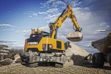 Hydrema MX16G Wheeled Excavator 175 hp for Efficient Urban and Excavation Work