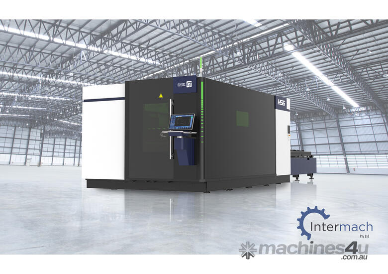 caption HSG 3015T 4kW Fiber Laser Cutting Machine * ALPHA WITTENSTEIN RACK AND PINION *