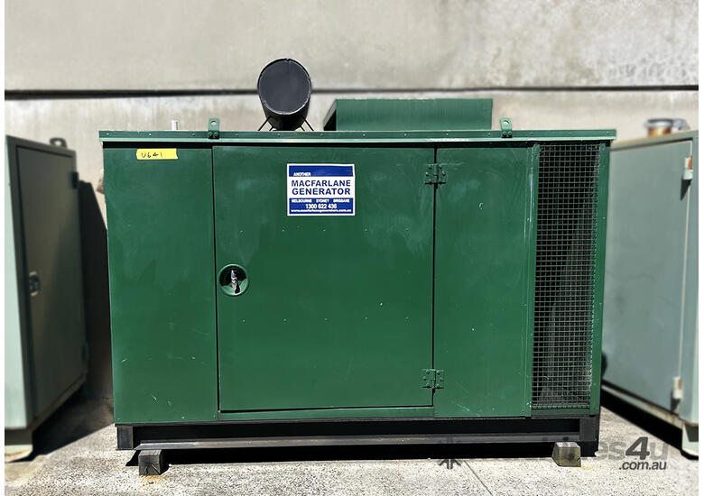 caption MACFARLANE - 20kVA Dorman Enclosed Generator Set