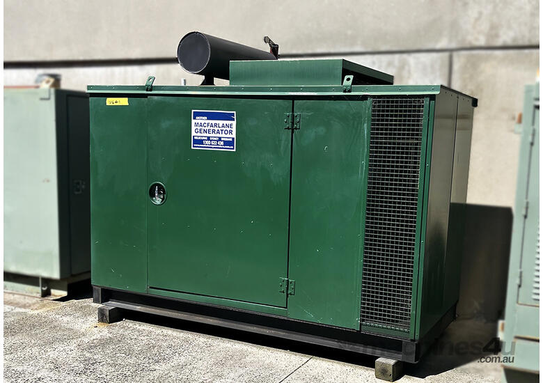 caption MACFARLANE - 20kVA Dorman Enclosed Generator Set