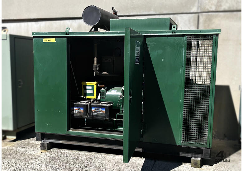 caption MACFARLANE - 20kVA Dorman Enclosed Generator Set