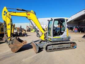 2018 WACKER EZ80 8T EXCAVATOR WITH FULL CAB, HITCH BUCKETS AND LOW 900 HOURS - picture0' - Click to enlarge