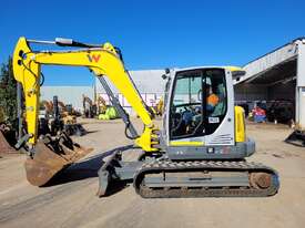 2018 WACKER EZ80 8T EXCAVATOR WITH FULL CAB, HITCH BUCKETS AND LOW 900 HOURS - picture0' - Click to enlarge