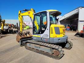 2018 WACKER EZ80 8T EXCAVATOR WITH FULL CAB, HITCH BUCKETS AND LOW 900 HOURS - picture2' - Click to enlarge