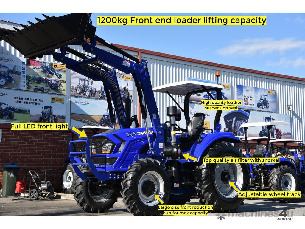 New trident 3 Years labour and parts warranty Tractors in Dudley Park, SA