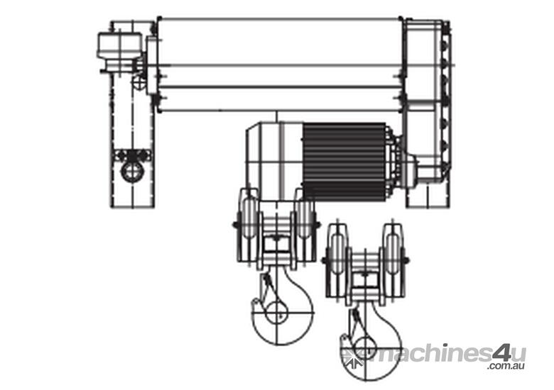 Nante NHA Series Wire Rope 6.3T Hoist & Trolley - Exclusive Distributor