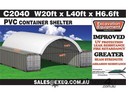 Heavy duty 40ft Container Shelter, Model: C2040