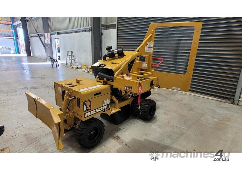 caption Used 2021 model Rayco RG55-R Stump Grinder
