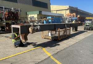 Large 11.5m troughed style bulk handling conveyor 3kw motor 455mm rubber belt