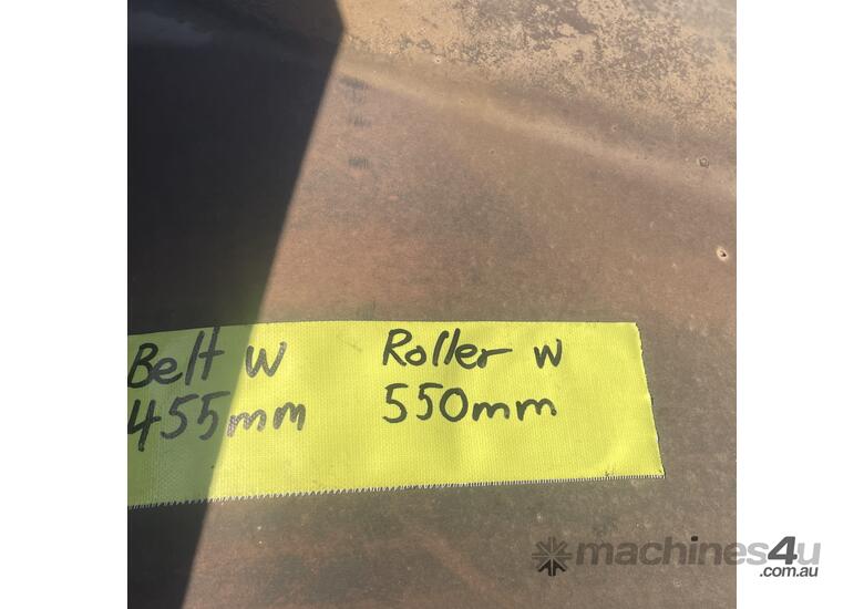 Large 11.5m troughed style bulk handling conveyor 3kw motor 455mm rubber belt