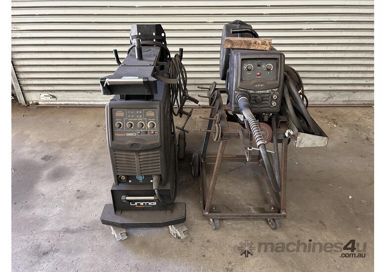 Used jasic Jasic Unimig Razorweld 350 Welder and Wire Feeder Welding