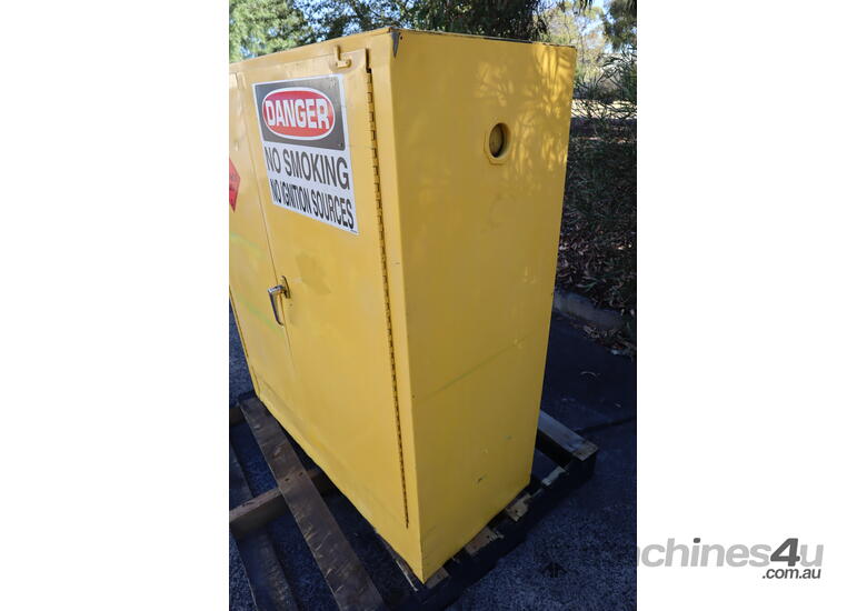 caption Justrite Safety Cabinet Flammable Liquid Storage 160L